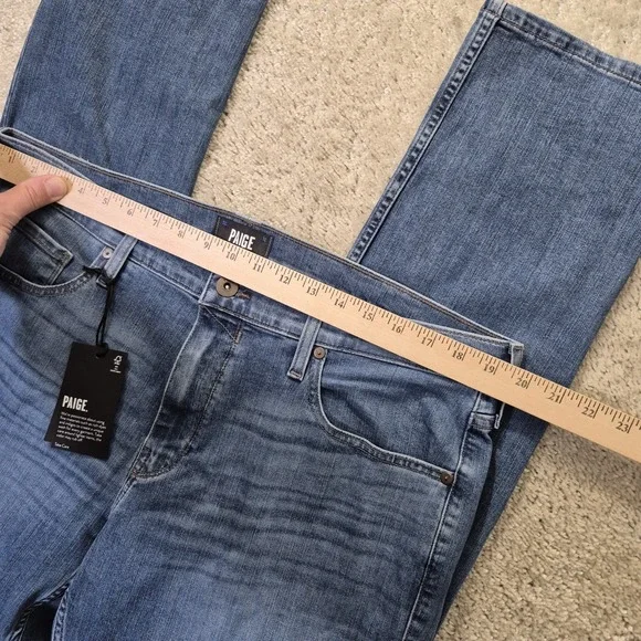 Paige Federal Jeans Mens ACTUAL 38x34 Slim Straight Stretch Comfort Casual New